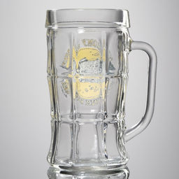 Кружка пивная с надписью Крепкому мужику, со светлым будущим, 500 мл