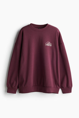 Sudadera oversize con estampado - H&m фото 5