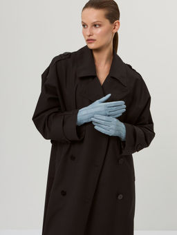 Перчатки женские б/п HP00018 grey sky - Eleganzza фото 7