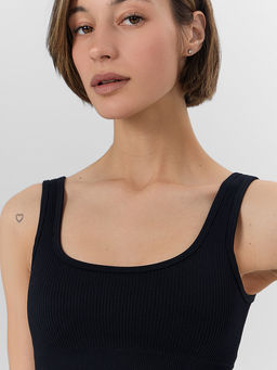 Топ женский спортивный черный - Mark formelle фото 5