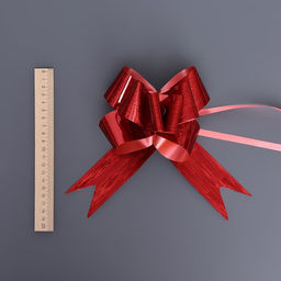 Цена за 10 шт. Бант-бабочка №5, красный - Simaland фото 3