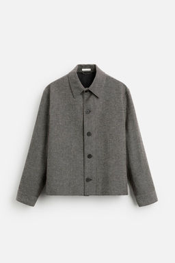 HERRINGBONE OVERSHIRT - Zara фото 5