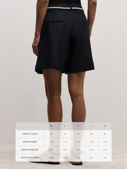 Широкие шорты с поясом / Zarina  фото 10