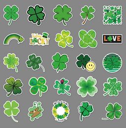 Набор наклеек/стикеров на ноутбук, телефон, компьютер 50 шт. Клевер удачи (2676) - Мой органайзер фото 2