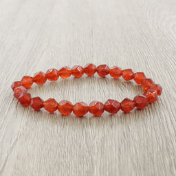 Браслет Валькирия сердолик (Ботсвана) 7мм, длина 18см - Agat77 фото 2