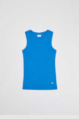 Kad_n Kobalt Bisiklet Yaka Basic Ti__rt - U.s. polo assn фото 7