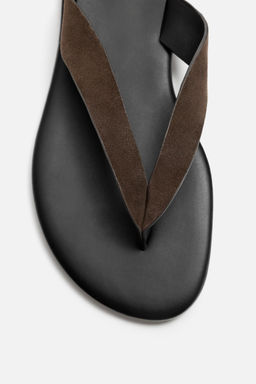 LIMITED EDITION LEATHER SANDALS - Zara фото 5