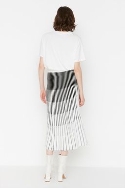 TRENDYOLMILLA Lila Midi Renk Bloklu Etek TWOSS20ET0195 фото 12
