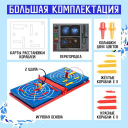 Настольная игра Морской бой. Битва за океан - Лас играс kids фото 10