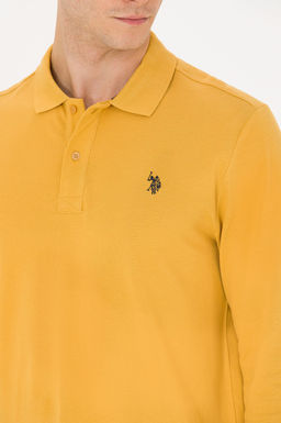 Мужской горчичный базовый свитшот Неожиданная скидка в корзине - U.s. polo assn фото 14