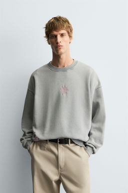 COMBINED PRINT SWEATSHIRT