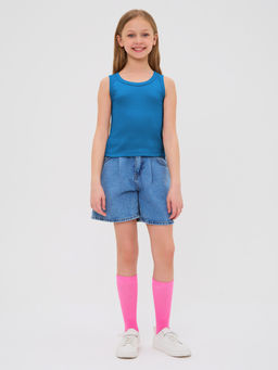 Майка кашкорсе в рубчик с лайкрой - Nota bene фото 7