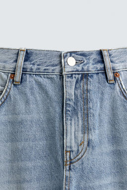 JEANS FLARE FIT ROTOS / Azul claro - Zara фото 9