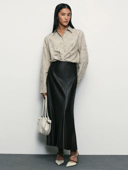 Блузка с абстрактным принтом / Zarina  фото 2