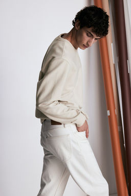 Sudadera con diseno de espiguilla Regular Fit - H&m фото 4