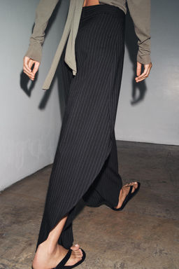PINSTRIPED TROUSERS WITH VENTS ZW COLLECTION - Zara фото 6