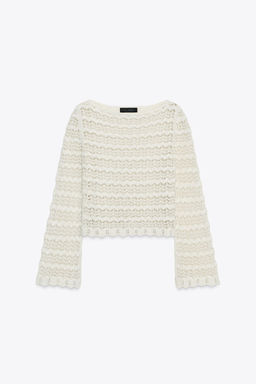 POINTELLE KNIT JUMPER - Zara фото 10