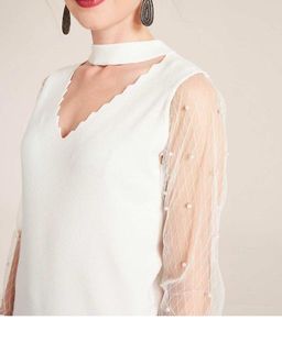 Пуловер, экрю - Heine фото 5