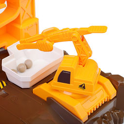 Автотрек "Строитель" в коробке