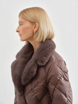 Conso/WDLF 230541 - cappuccino Пуховое пальто  фото 2