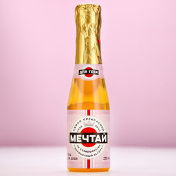 Гель для душа во флаконе шампанское Мечтай!, 250 мл, с ароматом клубничного десерта - Чистое счастье фото 2