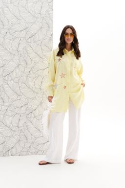 Блузка изо льна с вискозой - Elletto фото 10