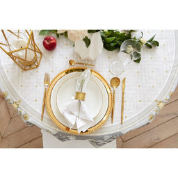 Скатерть Этель Classic style d=150см +/-3см, 100% хл, саржа 190 гр/м2  фото 5