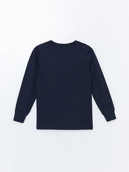 Bisiklet Yaka Fenerbah?e Bask?l? Uzun Kollu Erkek ?ocuk Pijama Tak?m?