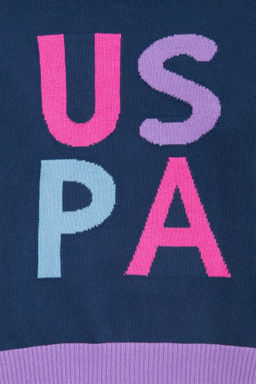 U. S. Polo Assn Свитер цвета индиго для девочек с круглым вырезом - U.s. polo assn фото 8