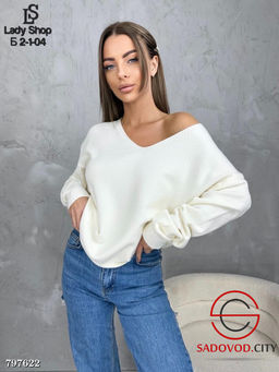 Свитер с V-образным вырезом - Bruno фото 3