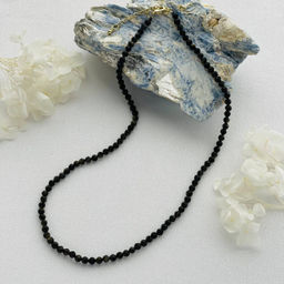 Бусы из Обсидиана золотистого огранка