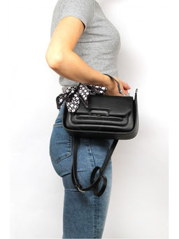 Сумка женская искусственная кожа Ch&K-8831, 1отд, плечевой ремень, черный SALE 262920 - Adelia фото 5