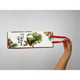 Набор пакетов под бутылку «С Новым годом»