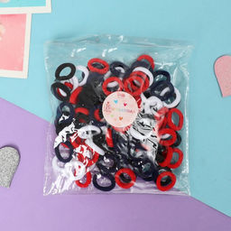 Цена за 2 шт. Резинки для волос «Махрушка», набор 100 шт., классика, 2 см, МИКС