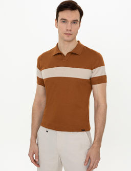 Tar__n Slim Fit Polo Yaka Triko T-Shirt - Cacharel фото 3