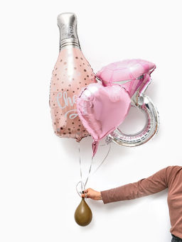 Воздушные шары фольгированные, набор «Девичник», 5 шт.