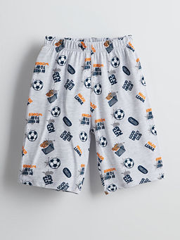 Beli Lastikli Erkek ?ocuk Pijama ?ort 2li