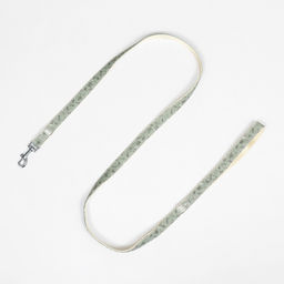 Комплект с мягкой шлейкой Веточки, размер S, поводок 120 х 1,5 см, ОГ 28-62 см, зеленый - Пижон фото 9