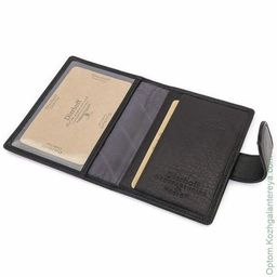 Мужская кожаная визитница Dierhoff Д 8100-010 - Sergio valentini фото 4