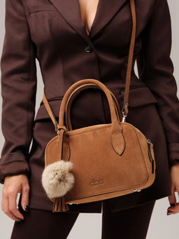 Замшевая сумка Polly DBR 31348 светло-коричневый  фото 2