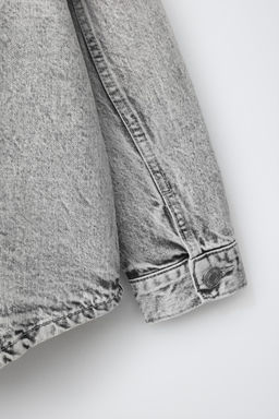 SOBRECAMISA DENIM / Gris claro - Zara фото 6