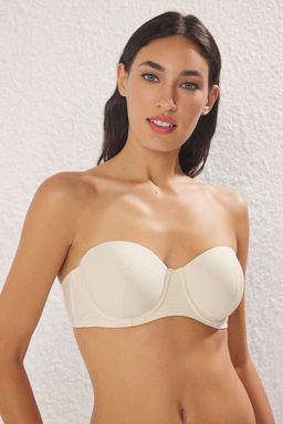 TRENDYOLMILLA Ten Micro Cizgili Kapl? Straplez Orme Sutyen THMSS25SU00040 фото 2