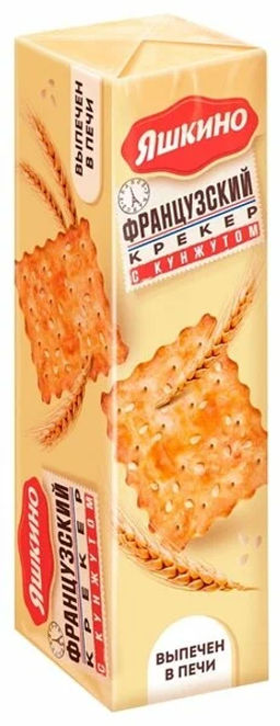 Яшкино, крекер Французский с кунжутом, 185 г  фото 2