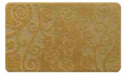 Набор ковриков 2-х пр. для ванны туалета (60*50/60*100) NEVADA 04 GOLDEN - Efor фото 2