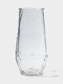 Ваза Мариба, 22?10.5 см, стекло, прозрачная
