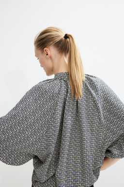 Blusa con mangas globo - H&m фото 3
