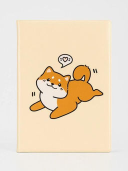 Обложка для паспорта Аниме Shiba inu love, плотность 560 мкм