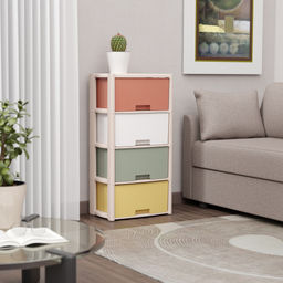 Комод "Колорит" цветной 4-х секцион. М7838