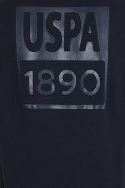 U. S. Polo Assn Мужская темно-синяя комфортная толстовка с капюшоном - U.s. polo assn фото 6