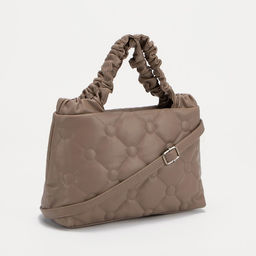 Сумка-тоут на молнии, длинный ремень, цвет коричневый - Simaland фото 2